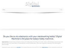 Tablet Screenshot of digitalmachinist.net